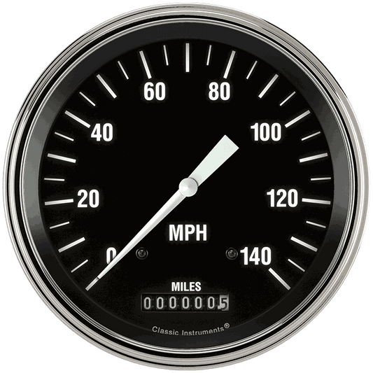 Classic Instruments HR56SLF Hot Rod - Speedometer Gauge 4-5/8"