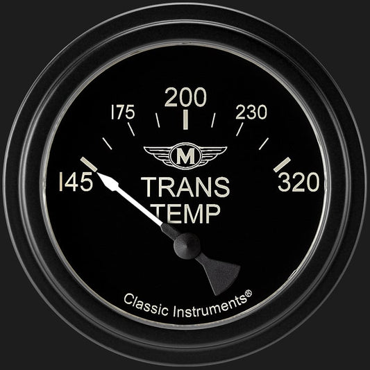 Classic Instruments MA227BLF Moal Bomber 2 5/8" Transmission Temperature Gauge