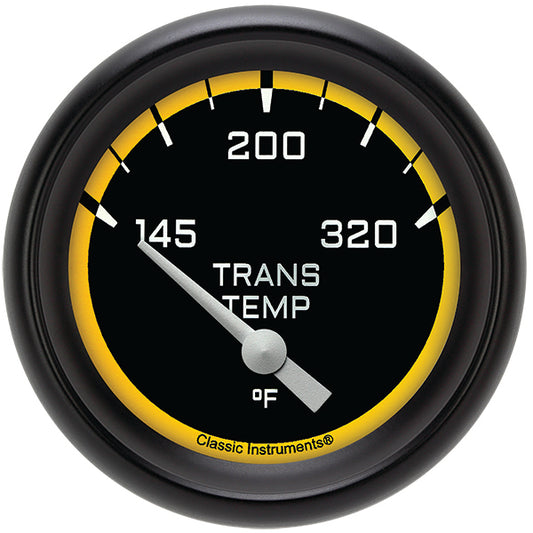 Classic Instruments AX227YBPF Autocross Yellow w/ Black Performance Bezel 2 5