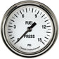 Classic Instruments WH345SLF White Hot 2 5/8" Fuel Pressure Gauge, 15 psi