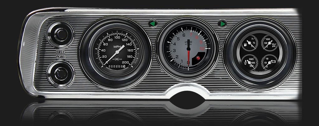 Classic Instruments CV64AXG-LS AutoCross Gray 1964-65 Chevelle Package LS Sending Unit