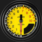 Classic Instruments AX383YBLF AutoCross Yellow 2 5/8" Tachometer