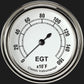 Classic Instruments CW398SLF Classic White 2 5/8" Exhaust Gas Temp. Gauge