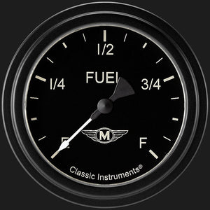 Classic Instruments MA309BLF Moal Bomber 2 5/8" Fuel Gauge