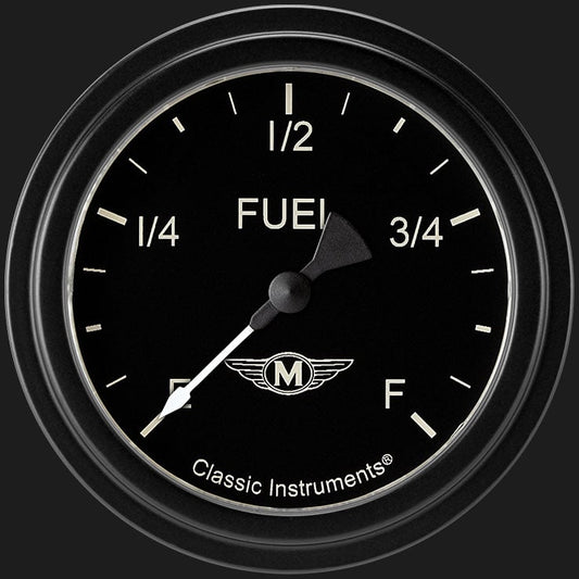 Classic Instruments MA309BLF Moal Bomber 2 5/8" Fuel Gauge