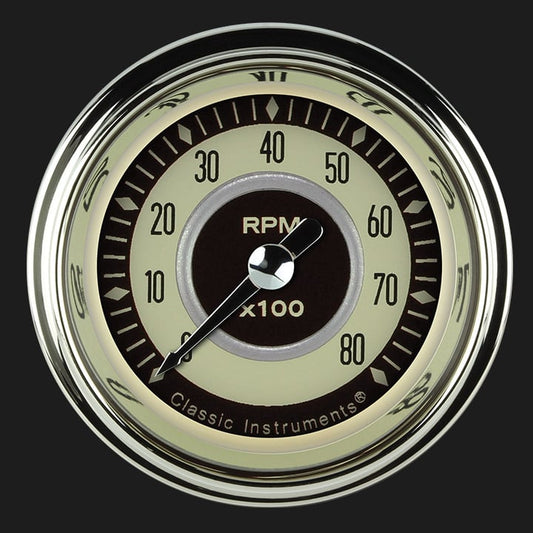 Classic Instruments NT183SHC Nostalgia VT 2-1/8" Tachometer
