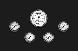 Classic Instruments WH135SLF White Hot Five Gauge Set 135