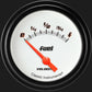 Classic Instruments VS212WBLF Velocity White w/ Black Bezel 2 5/8" Fuel 0 - 90o