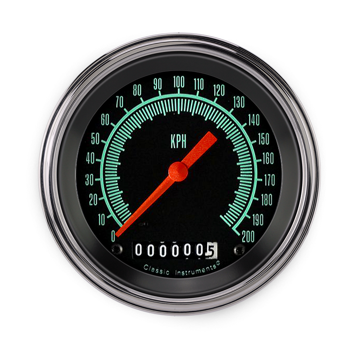 Classic Instruments GS59SLF G-Stock - Speedometer Gauge 3-3/8" (stock KPH)