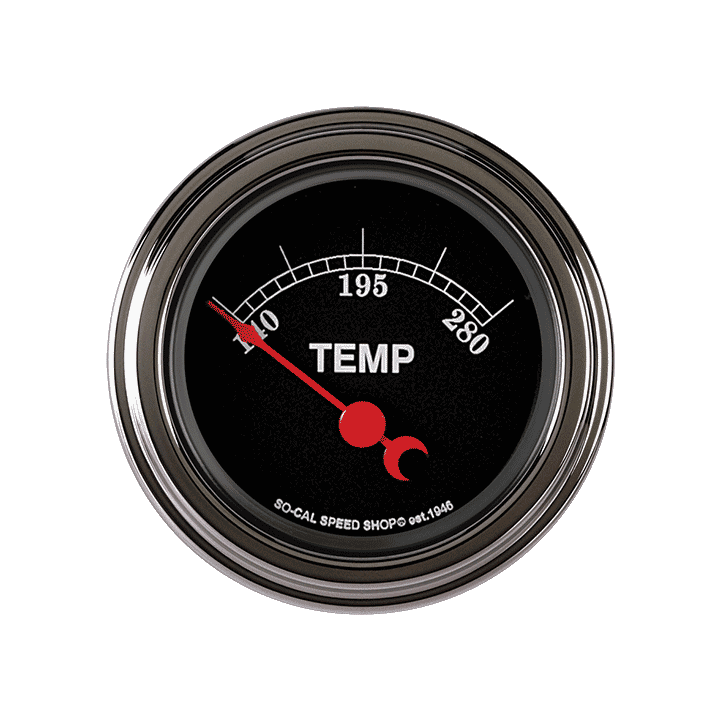 Classic Instruments SC26SLC So-Cal - Water Temp Gauge 2-1/6"