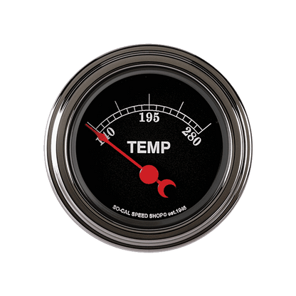 Classic Instruments SC26SLC So-Cal - Water Temp Gauge 2-1/6"