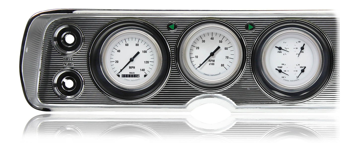 Classic Instruments CV64WH-LS White Hot 1964-65 Chevelle Package LS Sending Unit