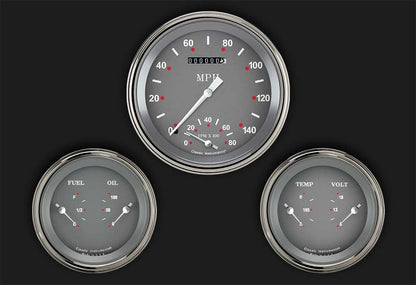 Classic Instruments SG61SLF SG - 3 Gauge Set 4-5/8" Speedtachular & 2x 3-3/8" Duals