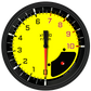 Classic Instruments AX71YBLF Autocross Yellow - Tachometer 8K RPM 4-5/8"