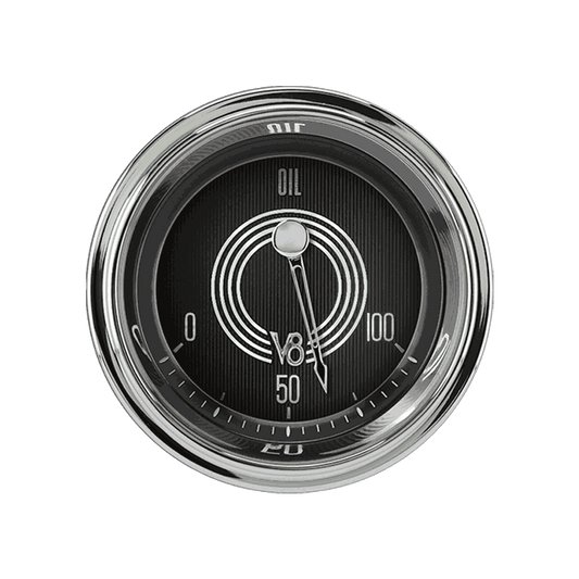 Classic Instruments V8SR81SHC V8 Speedster 2-1/8" Oil Pressure