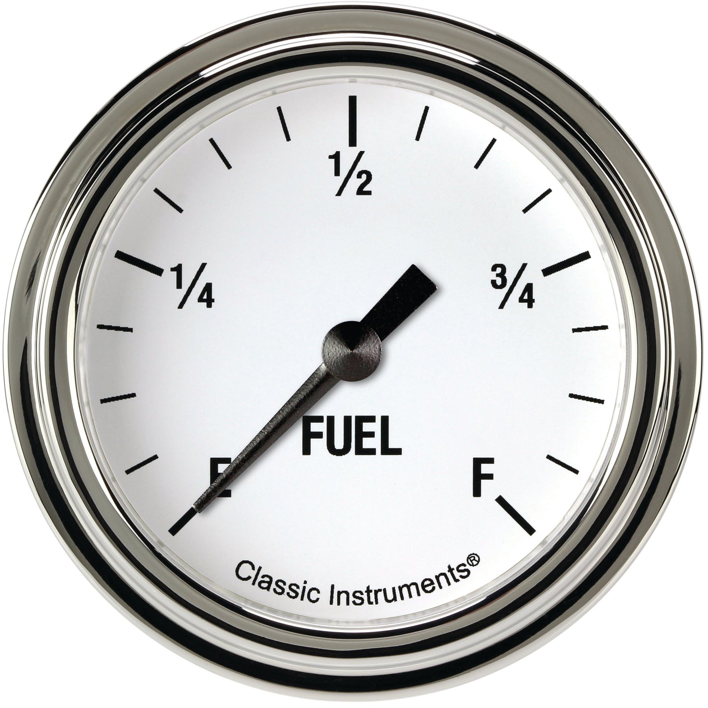 Classic Instruments WH309SLF White Hot 2 5/8" Fuel Gauge
