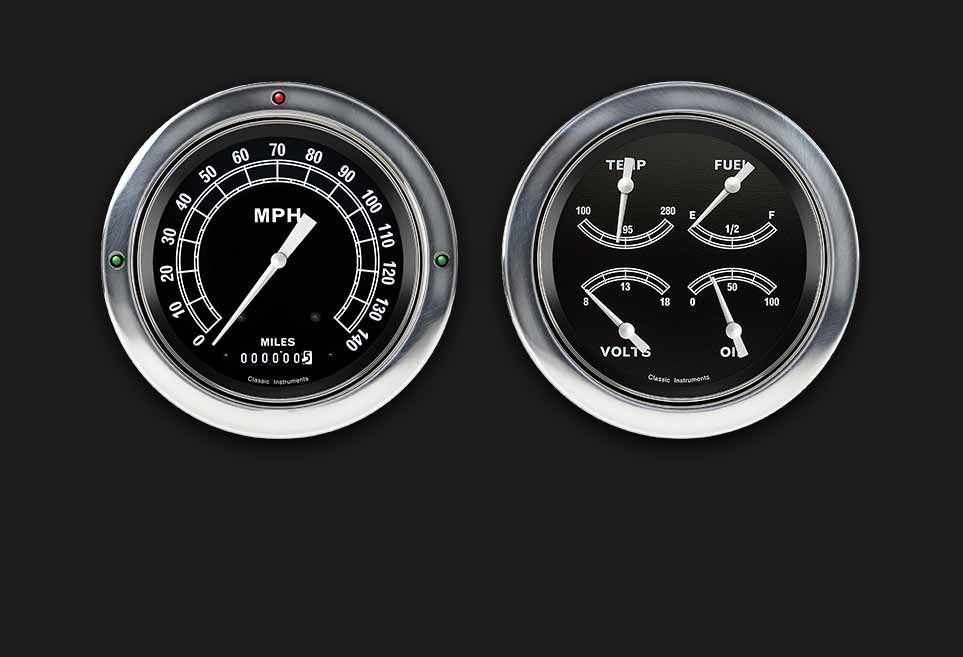 Classic Instruments CT54TR52 Traditional 1954-55 Chevy Truck Gauge Package
