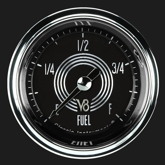 Classic Instruments V8SR109SHC V8 Speedster 2-1/8" Programmable Full Sweep Fue
