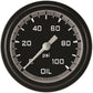 Classic Instruments AX381GBLF Autocross Gray 2 5/8" Oil Pressure Gauge