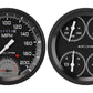 Classic Instruments AX62GBLF Autocross Grey - 2 Gauge Set 4-5/8" Speedtachular & Quad
