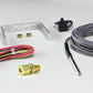 Classic Instruments VS329BBPF Velocity Black 2 5/8" Stock Eliminator Temp. Gauge