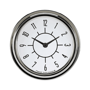Classic Instruments SX92WSLF 6-Pack Matching White 2 5/8" Clock