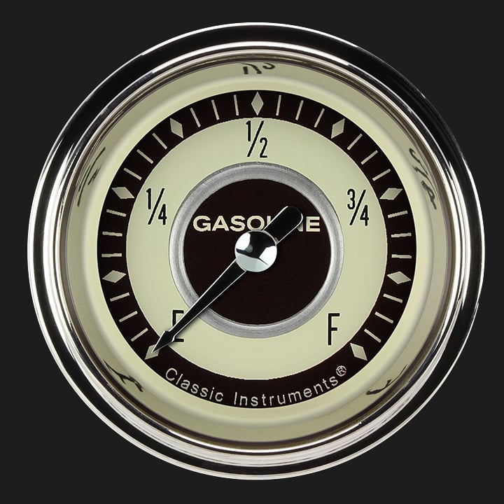 Classic Instruments NT109SHC Nostalgia VT - Programmable Fuel Gauge 2-1/8"