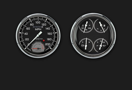 Classic Instruments CT47AXG62 1947-53 AutoCross Gray Truck Package