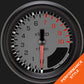 Classic Instruments AX383GBPF AutoCross Gray 2 5/8" Tachometer