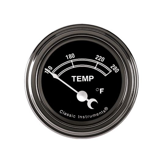 Classic Instruments TR26SLF Traditional - Water Temp Gauge 2-1/6"