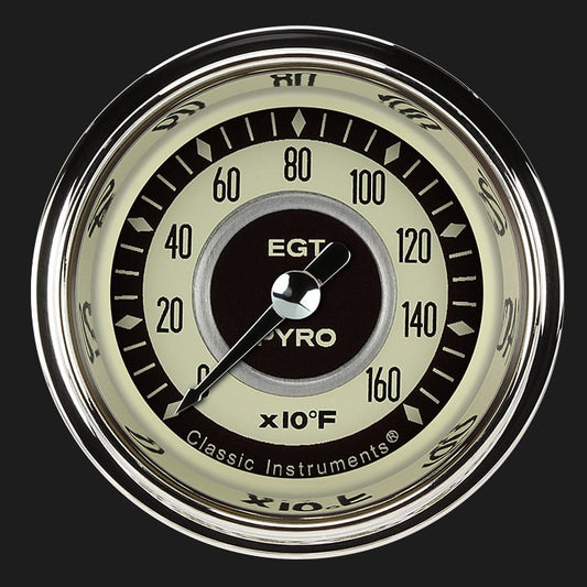 Classic Instruments NT198SHC Nostalgia VT 2 1/8" Exhaust Gas Temp. Gauge