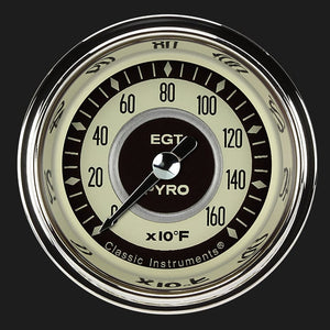 Classic Instruments NT198SHC Nostalgia VT 2 1/8" Exhaust Gas Temp. Gauge