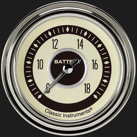 Classic Instruments NT330SLC Nostalgia VT 2 5/8" Voltage Gauge