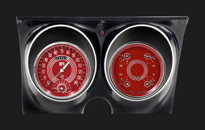 Classic Instruments CAM67V8RS V8 Red Steelie 1967-68 Camaro Package