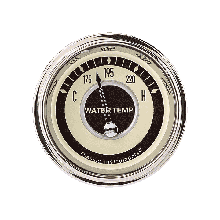 Classic Instruments NT26SHC Nostalgia VT - Water Temp Gauge 2-1/6"