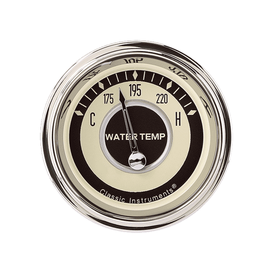 Classic Instruments NT26SHC Nostalgia VT - Water Temp Gauge 2-1/6"