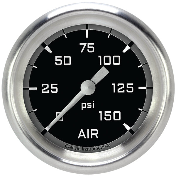 Classic Instruments AX318GAPF Autocross Gray 2 5/8" Air Pressure Gauge