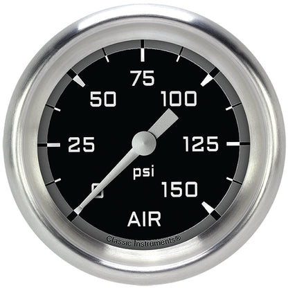 Classic Instruments AX318GAPF Autocross Gray 2 5/8" Air Pressure Gauge