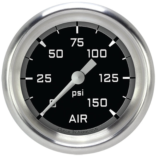 Classic Instruments AX318GAPF Autocross Gray 2 5/8" Air Pressure Gauge