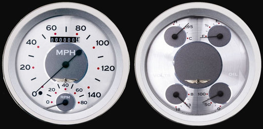 Classic Instruments AW62SRC All American - 2 Gauge Set 4-5/8" Speedtachular & Quad