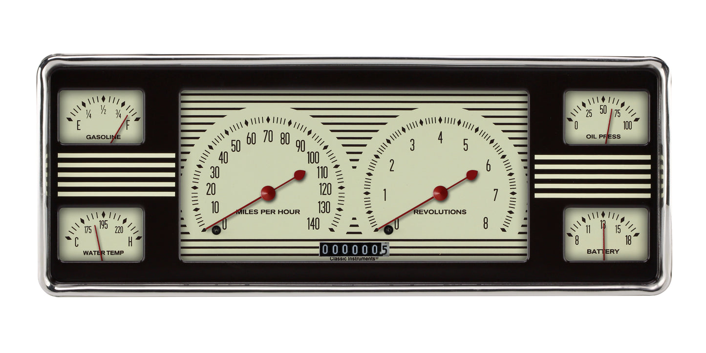 Classic Instruments FC40NT 1940 Ford Nostalgia VT style 6 in 1 cluster