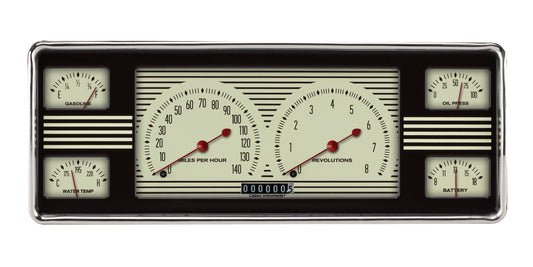 Classic Instruments FC40NT 1940 Ford Nostalgia VT style 6 in 1 cluster