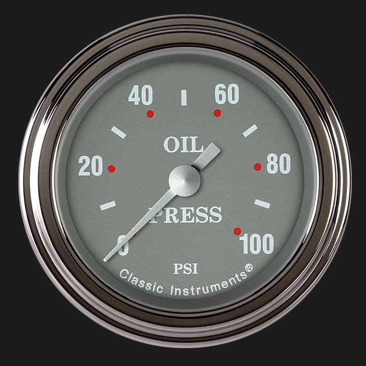 Classic Instruments SG181SLF SG 2-1/8" Full Sweep Oil Pressure 100psi