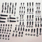 Chevy big block Mark IV 396-454 C.I.D. V8. Fastener Finish: Black oxide 535-9801 BB Cm Hex Accessory Kit ARP Fasteners ARP535-9801