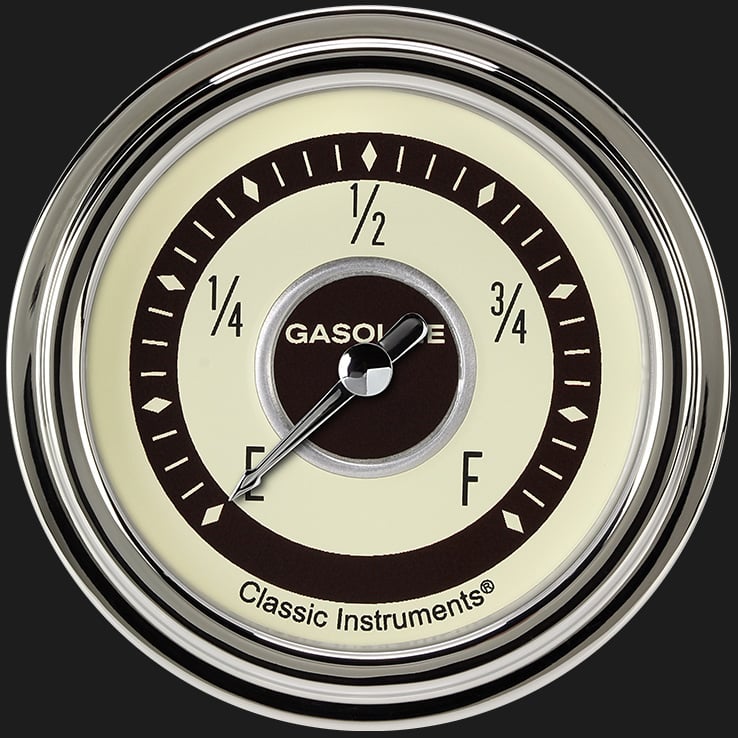 Classic Instruments NT309SLC Nostalgia VT 2 5/8" Fuel Gauge