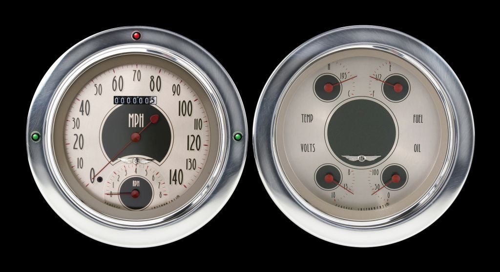 Classic Instruments CT54AN62 All American Nickel 1954-55 Chevy Truck Gauge Package