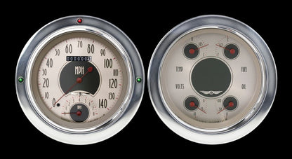 Classic Instruments CT54AN62 All American Nickel 1954-55 Chevy Truck Gauge Package