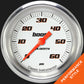 Classic Instruments VS343WAPF Velocity White 2 5/8" Boost Gauge, 60 psi