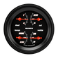 Classic Instruments VS73BBLF Velocity Black - Quad Gauge 3-3/8" (75-10 OHM)