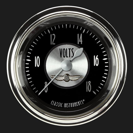 Classic Instruments AT130SHC American Tradition - Volt Gauge Full Sweep 2-1/8"